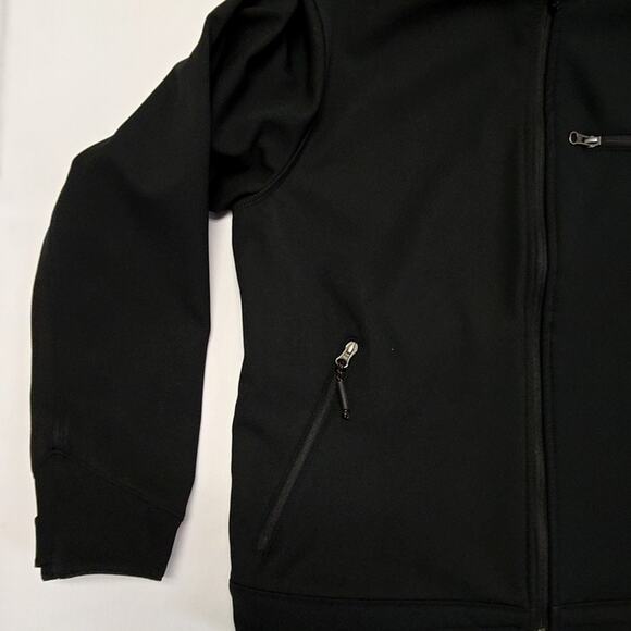 Carhartt Crowley Soft Shell Jacket Black Outdoor Workwear Full Zip Large Mens - Picture 2 of 15